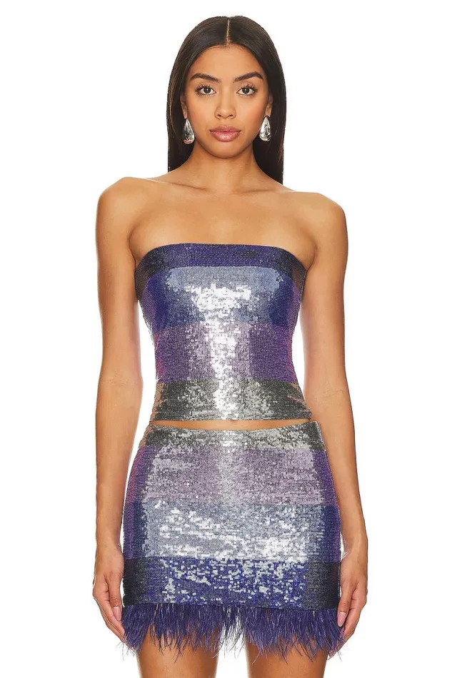 Sirena Top Purple Multi Women Lovers and Friends Tops