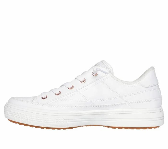 Skechers Arch Fit Arcade 8211 Meet Ya There White Women Casual Sneakers