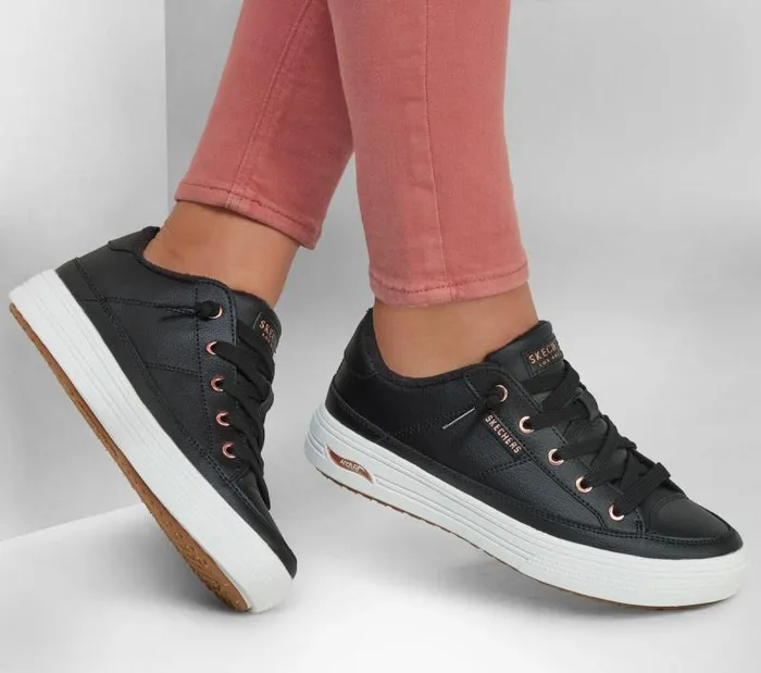 Skechers Arch Fit Arcade 8211 On My Way Black Women SlipOns