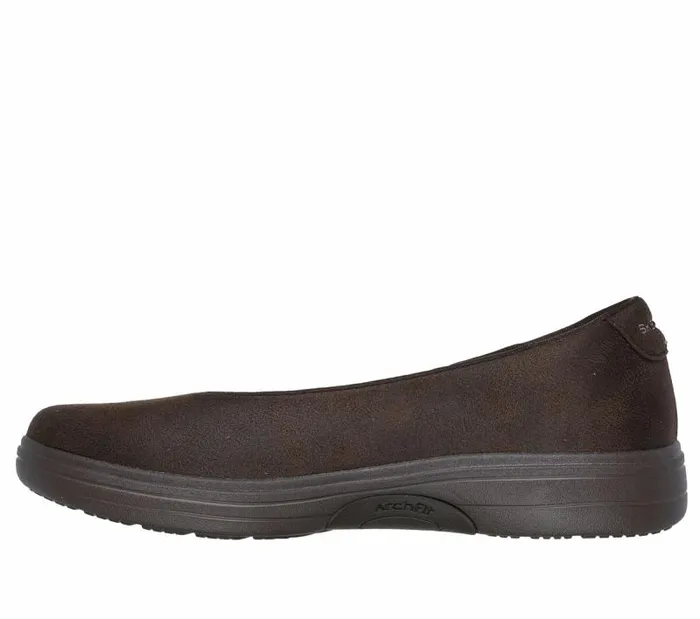 Skechers Arch Fit Inspire 8211 Windmore Chocolate Women Flats Skechers Arch Fit Inspire 8211 Windmore Chocolate Women Flats