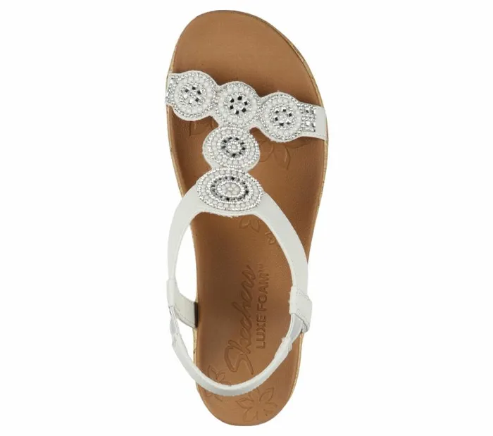 Skechers Beverlee 8211 Date Glam Sandal Off White Women Sandals Skechers Beverlee 8211 Date Glam Sandal Off White Women Sandals