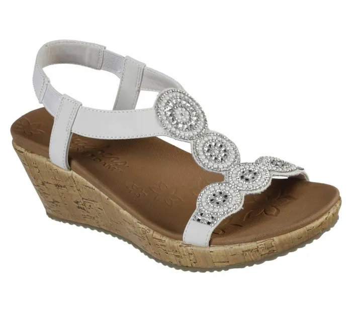 Skechers Beverlee 8211 Date Glam Sandal Off White Women Sandals Skechers Beverlee 8211 Date Glam Sandal Off White Women Sandals