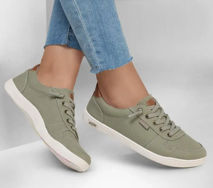 Skechers BOBS Arch Fit B Cute 8211 Epic Flair Olive Women Casual Sneakers