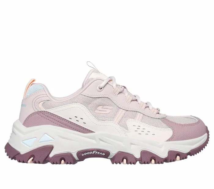 Skechers D039Lites Hiker Pink Multi Women Athletic Sneakers