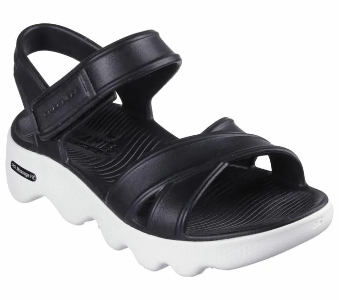 Skechers Foamies Massage Fit Sandal 8211 Heartfelt Black White Women Sandals Skechers Foamies Massage Fit Sandal 8211 Heartfelt Black White Women Sandals