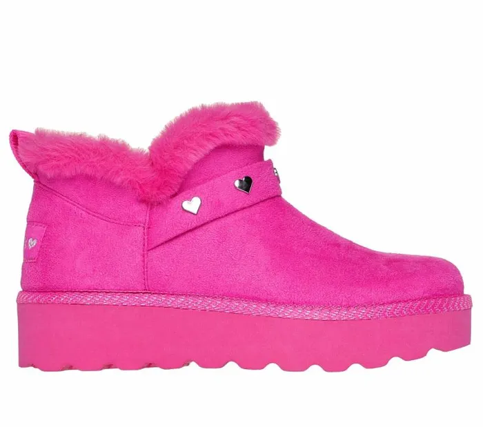 Skechers Glamslam HI Hot Pink Kids Boots