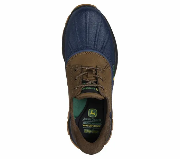 Skechers John Deere Skechers Slipins Respected 8211 Tanzier Navy Tan Men Boots