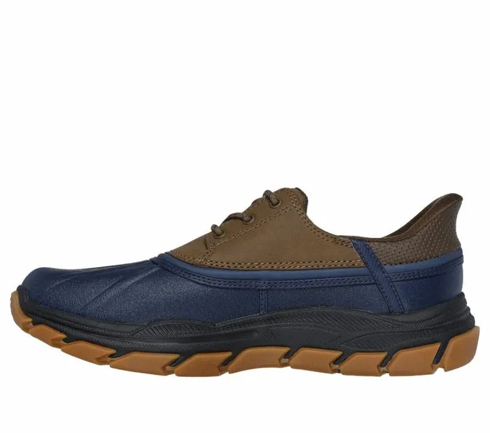 Skechers John Deere Skechers Slipins Respected 8211 Tanzier Navy Tan Men Boots