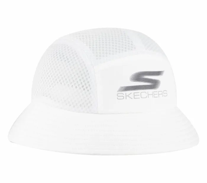 Skechers Liberated Mesh Bucket Hat White WomenMen Hats Skechers Liberated Mesh Bucket Hat White WomenMen Hats
