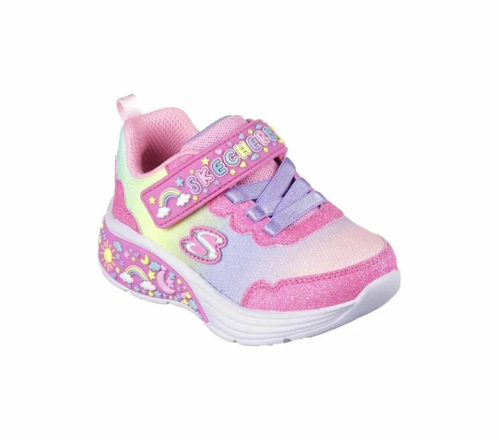Skechers My Dreamers Pink Multi Kids Athletic Shoes and Sneakers Skechers My Dreamers Pink Multi Kids Athletic Shoes and Sneakers