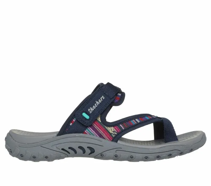 Skechers Reggae 8211 Baja Sunrise Navy Multi Women Sandals