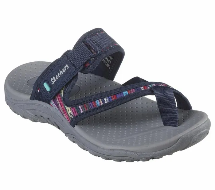 Skechers Reggae 8211 Baja Sunrise Navy Multi Women Sandals Skechers Reggae 8211 Baja Sunrise Navy Multi Women Sandals
