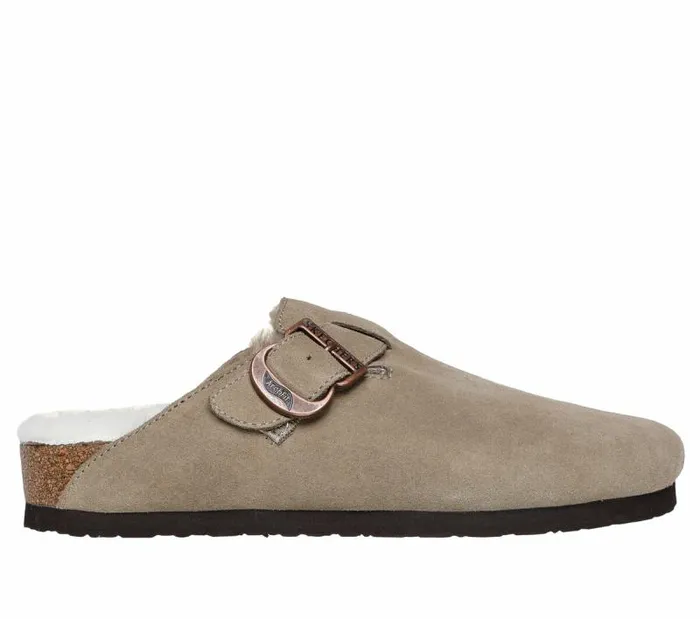 Skechers Relaxed Fit Arch Fit Granola 8211 Restful Nights Taupe Women SlipOns