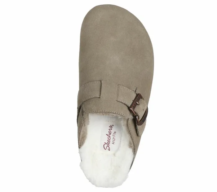 Skechers Relaxed Fit Arch Fit Granola 8211 Restful Nights Taupe Women SlipOns Skechers Relaxed Fit Arch Fit Granola 8211 Restful Nights Taupe Women SlipOns