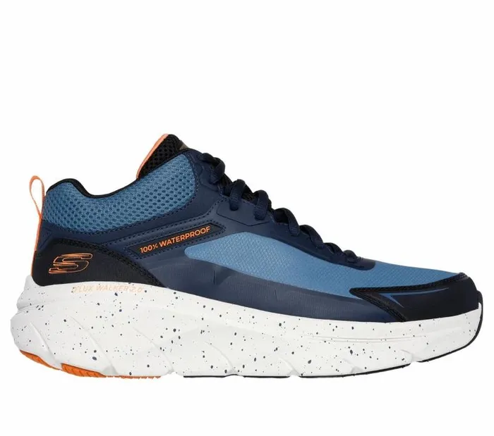 Skechers Relaxed Fit D039Lux Walker 20 8211 Grailo Blue Orange Men Lace Up