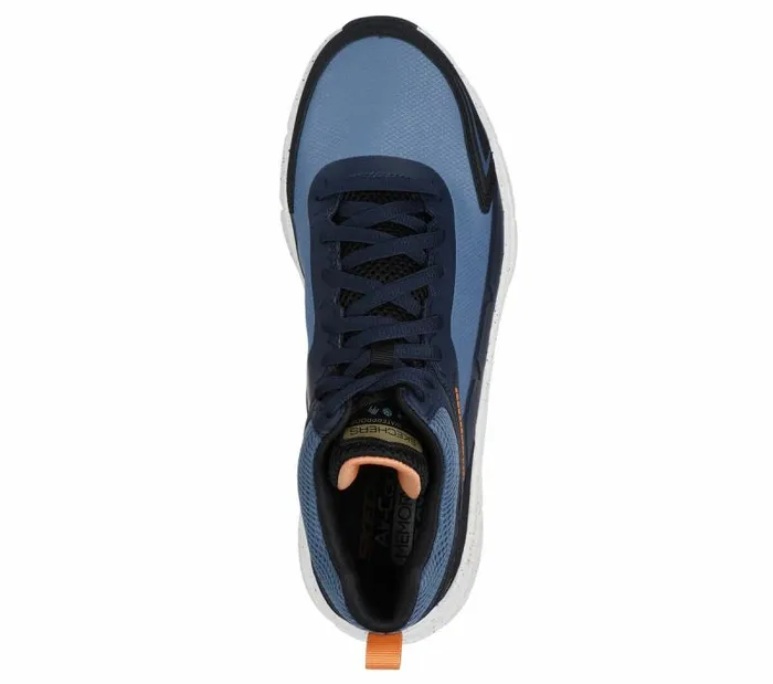Skechers Relaxed Fit D039Lux Walker 20 8211 Grailo Blue Orange Men Lace Up Skechers Relaxed Fit D039Lux Walker 20 8211 Grailo Blue Orange Men Lace Up