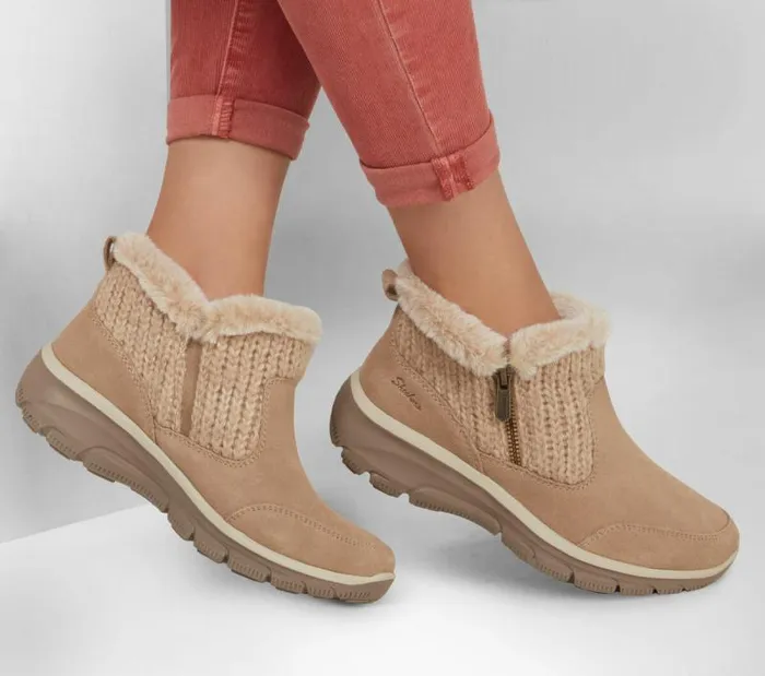 Skechers Relaxed Fit Easy Going 8211 Warmhearted Dark Natural Women Boots Skechers Relaxed Fit Easy Going 8211 Warmhearted Dark Natural Women Boots
