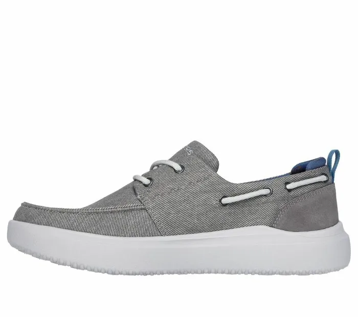 Skechers Relaxed Fit Higgins 8211 Edson Light Gray Men Casual Sneakers Skechers Relaxed Fit Higgins 8211 Edson Light Gray Men Casual Sneakers