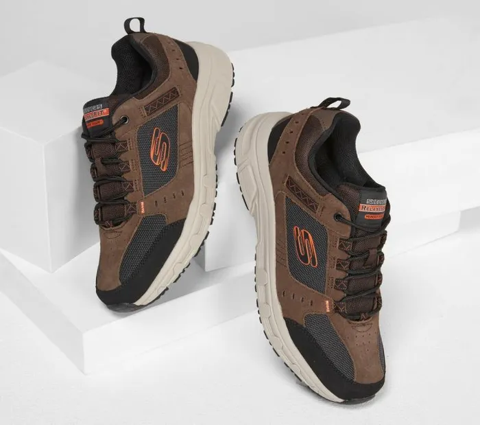 Skechers Relaxed Fit Oak Canyon Chocolate Black Men Athletic Sneakers Skechers Relaxed Fit Oak Canyon Chocolate Black Men Athletic Sneakers