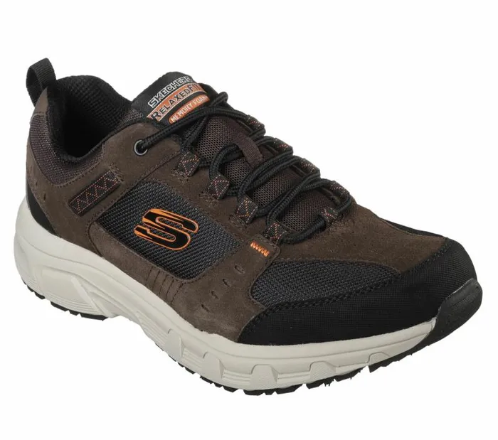 Skechers Relaxed Fit Oak Canyon Chocolate Black Men Athletic Sneakers Skechers Relaxed Fit Oak Canyon Chocolate Black Men Athletic Sneakers