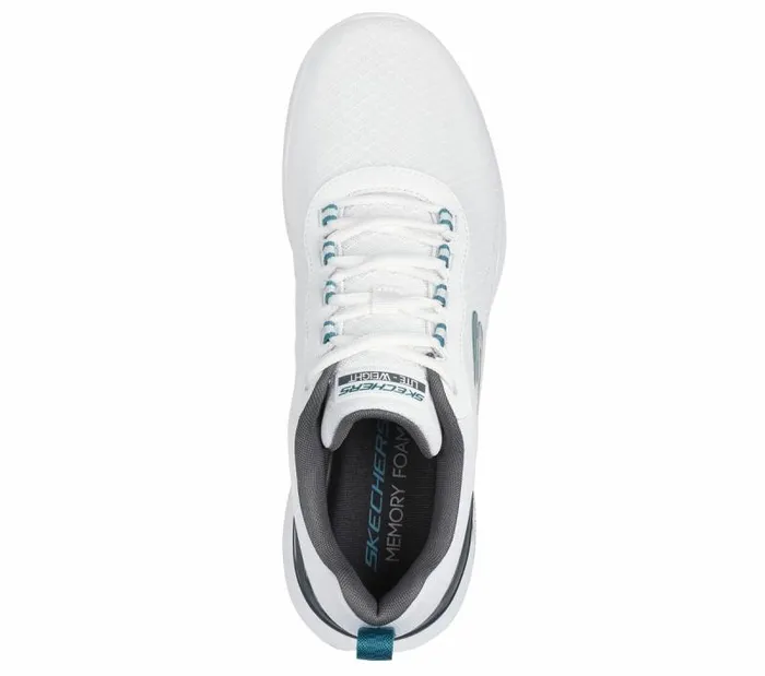 Skechers SkechAir Dynamight 20 8211 Durron White Turquoise Men Athletic Sneakers Skechers SkechAir Dynamight 20 8211 Durron White Turquoise Men Athletic Sneakers
