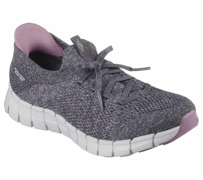 Skechers Skechers Slipins Flex Step 8211 Soft Stroll Charcoal Women Casual Sneakers