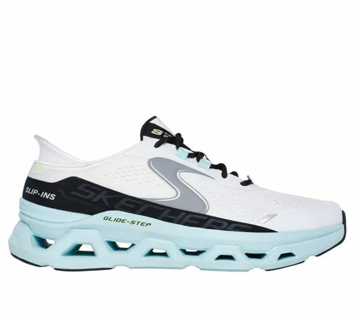 Skechers Skechers Slipins GlideStep Altus White Blue Men Athletic Sneakers