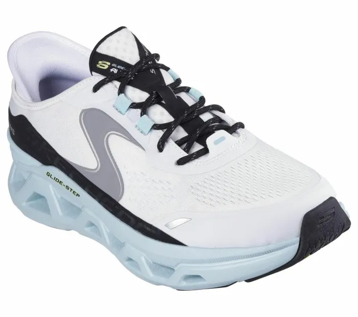 Skechers Skechers Slipins GlideStep Altus White Blue Men Athletic Sneakers