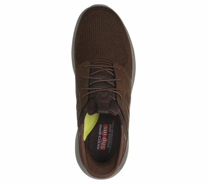Skechers Skechers Slipins RF Garner 8211 Newick Brown Men Casual Sneakers