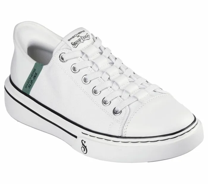 Skechers Skechers Slipins Snoop One 8211 Low Dogg Canvas White Men Casual Sneakers
