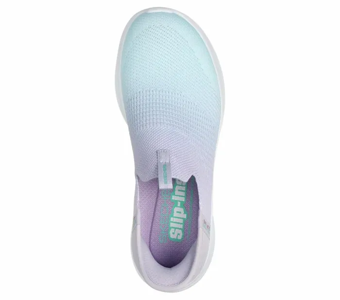 Skechers Skechers Slipins Ultra Flex 30 8211 Beauty Blend Lavender Turquoise Women Athletic Sneakers Skechers Skechers Slipins Ultra Flex 30 8211 Beauty Blend Lavender Turquoise Women Athletic Sneakers