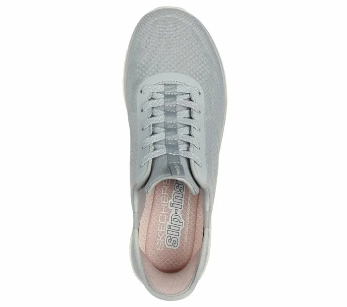 Skechers Skechers SlipIns Virtue 8211 Azalea Gray Pink Women Casual Sneakers