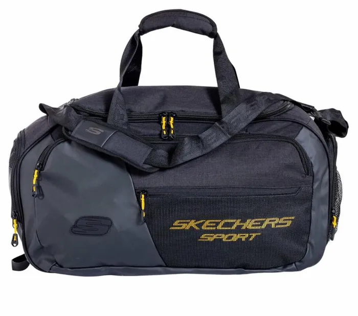 Skechers Small OTG Duffel Bag Black WomenMenKids Bags