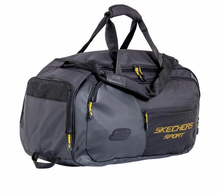 Skechers Small OTG Duffel Bag Black WomenMenKids Bags Skechers Small OTG Duffel Bag Black WomenMenKids Bags