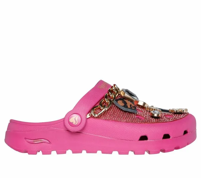Skechers Snoop Dogg Arch Fit Footsteps 8211 Rolling N Gold Pink Women SlipOns