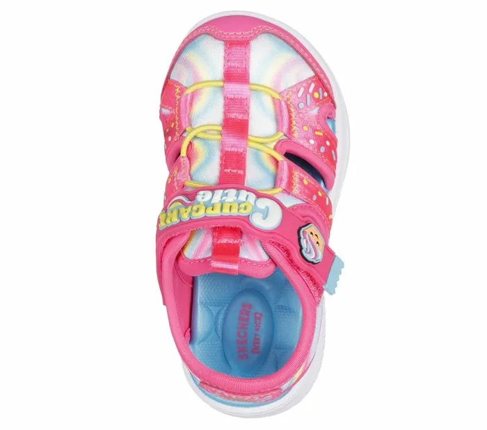 Skechers Sweet Kickz Jumpsters Sandal 8211 Sprinkle Wonder Hot Pink Multi Kids Sandals Skechers Sweet Kickz Jumpsters Sandal 8211 Sprinkle Wonder Hot Pink Multi Kids Sandals