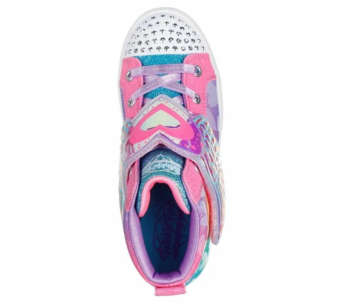 Skechers TwiLites 20 8211 Flying Love Multi Kids Athletic Shoes and Sneakers
