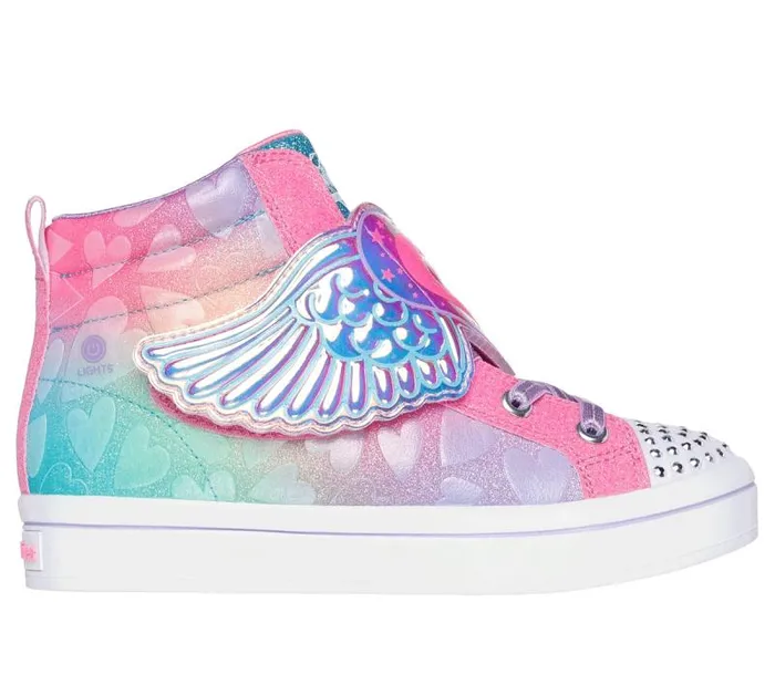 Skechers TwiLites 20 8211 Flying Love Multi Kids Athletic Shoes and Sneakers Skechers TwiLites 20 8211 Flying Love Multi Kids Athletic Shoes and Sneakers