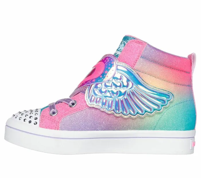 Skechers TwiLites 20 8211 Flying Love Multi Kids Athletic Shoes and Sneakers Skechers TwiLites 20 8211 Flying Love Multi Kids Athletic Shoes and Sneakers