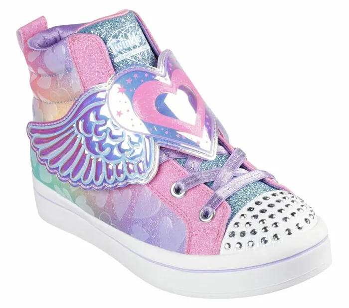Skechers TwiLites 20 8211 Flying Love Multi Kids Athletic Shoes and Sneakers Skechers TwiLites 20 8211 Flying Love Multi Kids Athletic Shoes and Sneakers