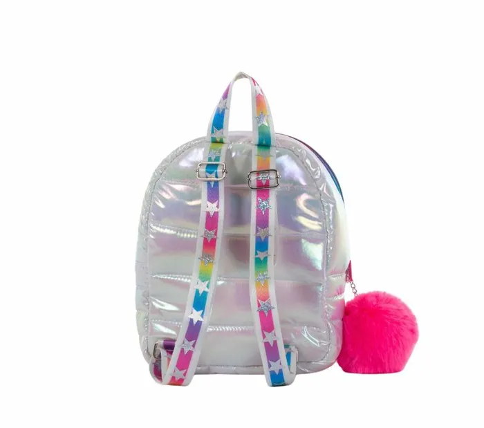 Skechers Twinkle Toes Puffy Mini Backpack Silver Multi WomenMenKids Bags Skechers Twinkle Toes Puffy Mini Backpack Silver Multi WomenMenKids Bags