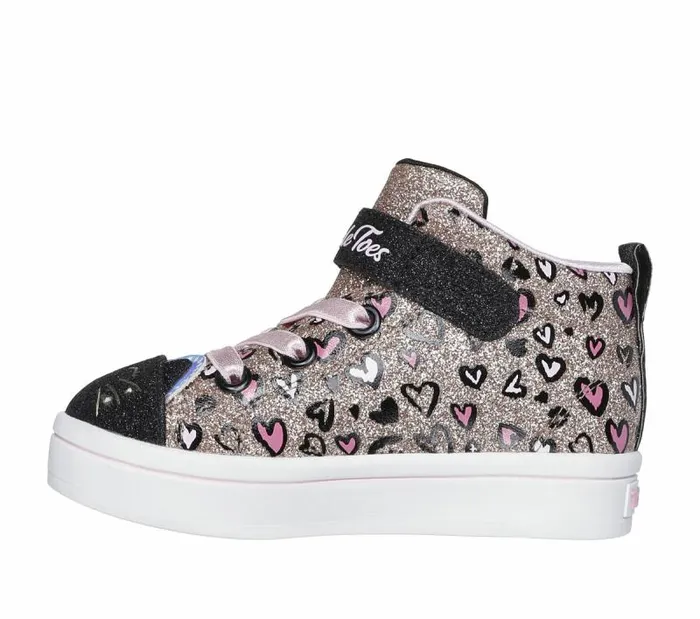 Skechers Twinkle Toes TwiLites 20 8211 Kitty Cutie Rosegold Kids Athletic Shoes and Sneakers Skechers Twinkle Toes TwiLites 20 8211 Kitty Cutie Rosegold Kids Athletic Shoes and Sneakers