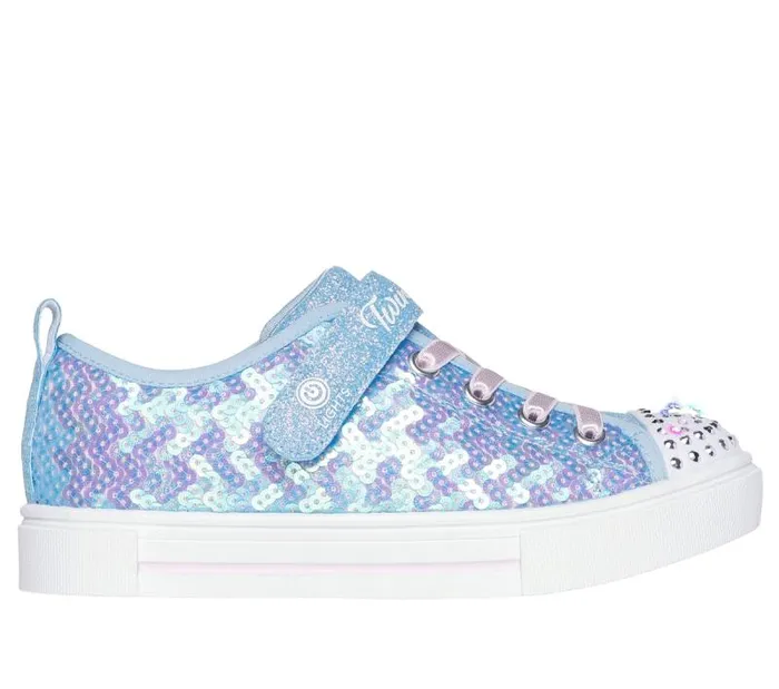 Skechers Twinkle Toes Twinkle Sparks 8211 Sequin Party Light Blue Multi Kids Athletic Shoes and Sneakers Skechers Twinkle Toes Twinkle Sparks 8211 Sequin Party Light Blue Multi Kids Athletic Shoes and Sneakers
