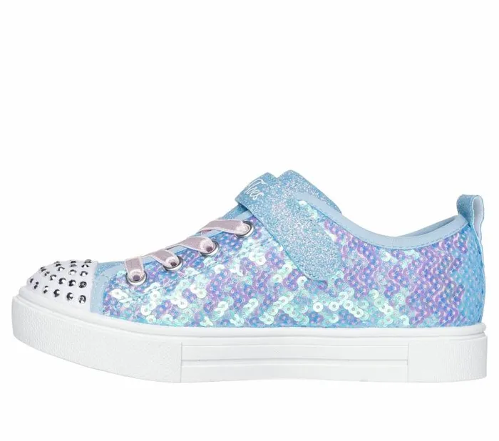 Skechers Twinkle Toes Twinkle Sparks 8211 Sequin Party Light Blue Multi Kids Athletic Shoes and Sneakers Skechers Twinkle Toes Twinkle Sparks 8211 Sequin Party Light Blue Multi Kids Athletic Shoes and Sneakers
