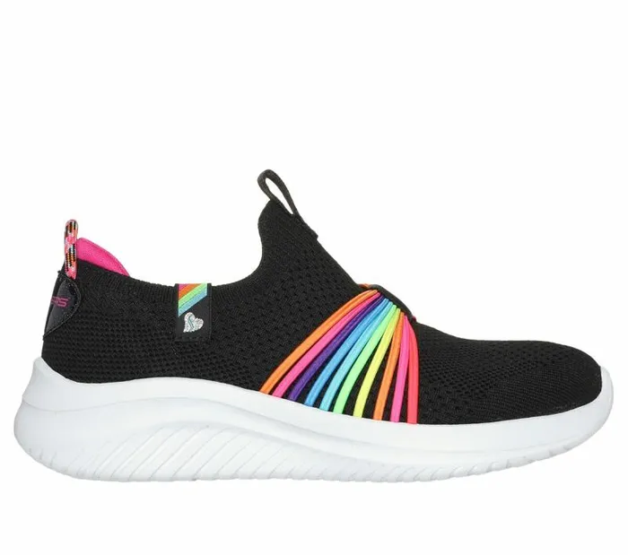 Skechers Ultra Flex 308211 Rainbow Speed Black Multi Kids Athletic Shoes and Sneakers Skechers Ultra Flex 308211 Rainbow Speed Black Multi Kids Athletic Shoes and Sneakers