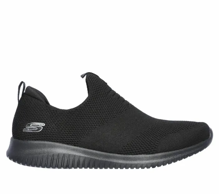 Skechers Ultra Flex 8211 First Take Black Women Athletic Sneakers