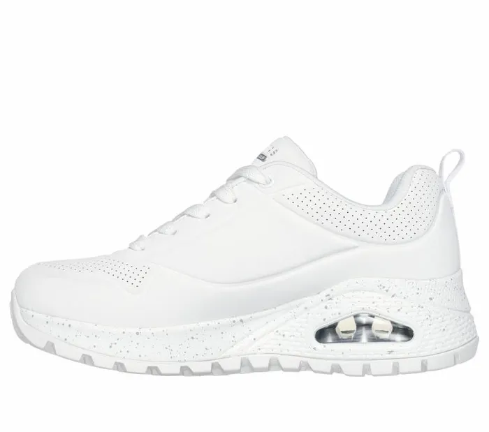 Skechers Uno Rugged 8211 Spotted Terrain White Women Athletic Sneakers