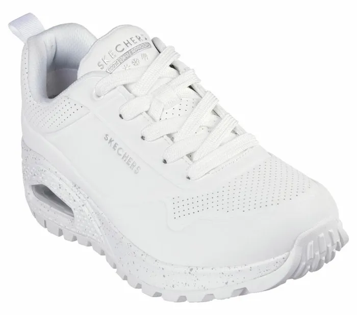 Skechers Uno Rugged 8211 Spotted Terrain White Women Athletic Sneakers