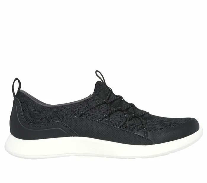 Skechers Vapor Foam Lite 8211 Revere Black Gray Women Casual Sneakers