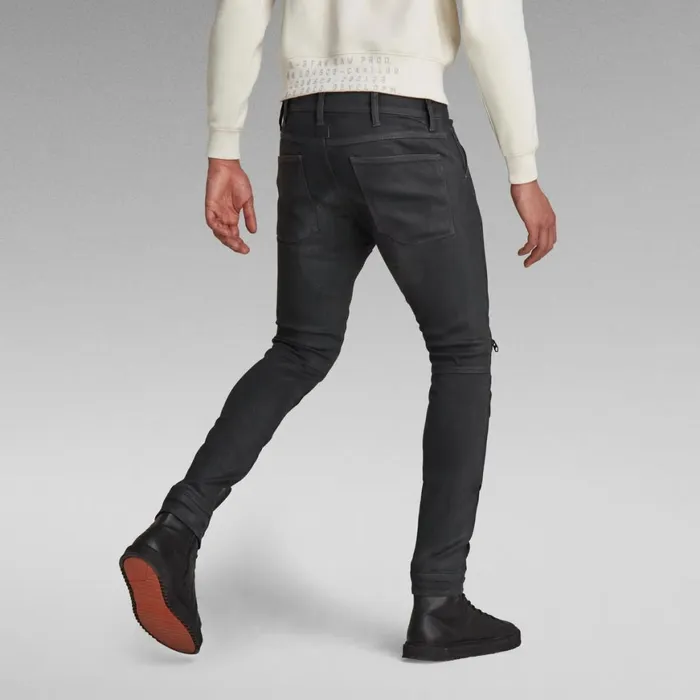 Skinny Men GStar RAW 5620 3D Zip Knee Skinny Jeans Magma Cobler Restored